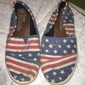 Red White and Blue Toms 4.5Y